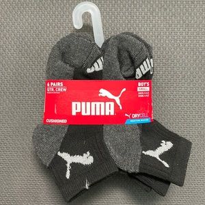 Puma 6 Pairs Quarter Socks